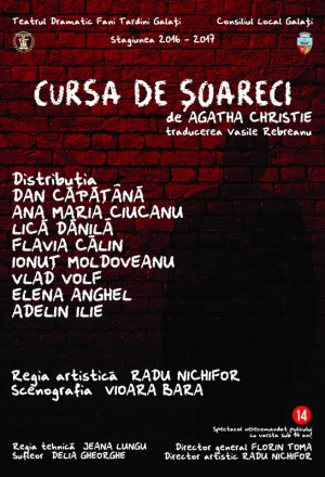 Afis spectacol CURSA DE ȘOARECI