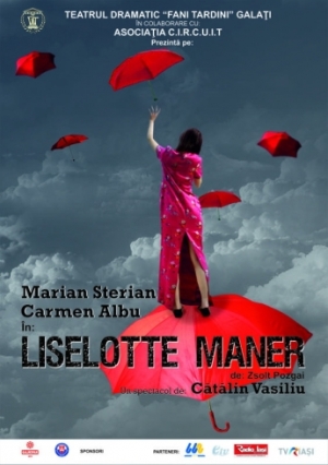 Afis spectacol Liselotte Maner